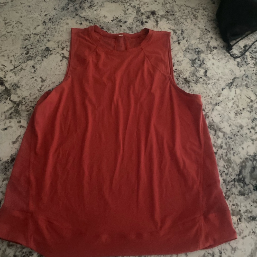 lululemon athletica Red Muscle Tee